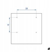 DUŻA SKRZYNKA NA LISTY Z ADRESEM NUMEREM DOMU | SERBRNA ANTRACYT RAL 7016