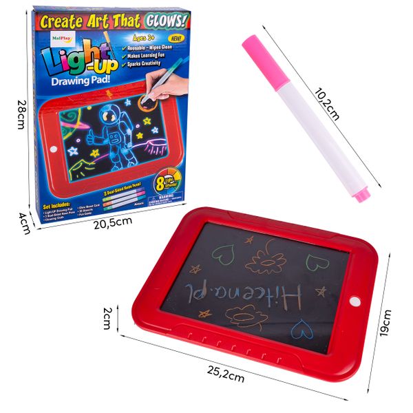 Tablet Świecący LCD, Magiczny Pad Znikopis zdjęcie 2