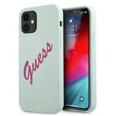 Etui Guess do iPhone 12 mini, Niebieski