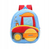 Plecak z maszynami budowlanymi dla dziecka