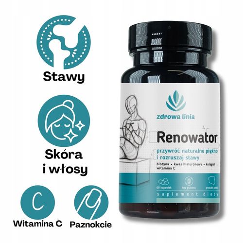 Renowator Kolagen Naticol kwas hialuronowy wit C na stawy skórę paznokcie na Arena.pl
