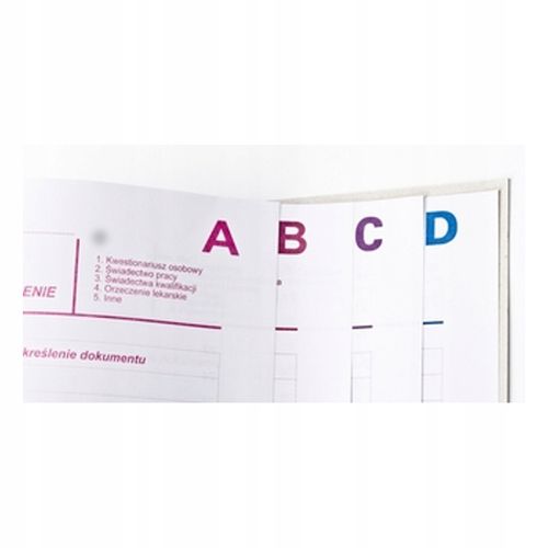 Teczka Do Akt Osobowych 0098 A'10 na Arena.pl