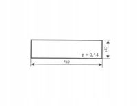 szyba tylna dolna ciągnika C-330, C-360 kabina Naglak Koźmin poszerzana