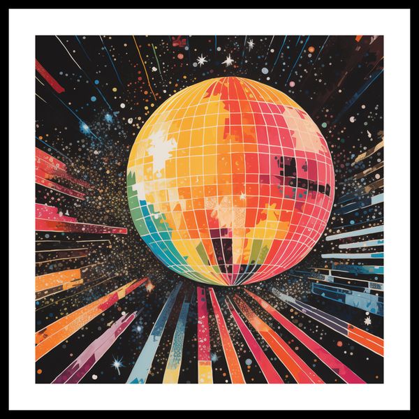 Plakat 60x60cm Disco Gra! zdjęcie 3