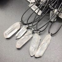 Naszyjnik kryształ górski naturalna bryła 50 cm – wisiorek wisior