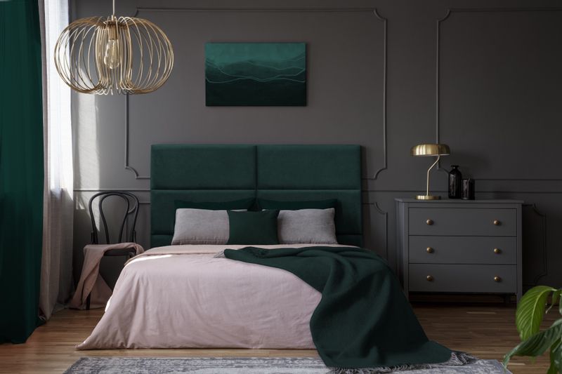 PANELE TAPICEROWANE ŚCIENNE WEZGŁOWIE 3D 30cm x 30cm Welur zdjęcie 2