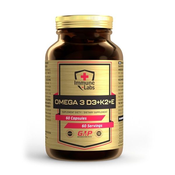 Immune-Labs Omega 3 + WITAMIN D3 + VIT K2 MK7 + E zdjęcie 1