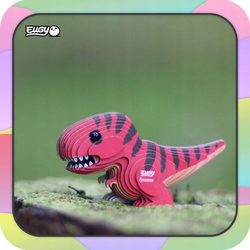 Dinozaur Tyranozaur Eugy. Eko Układanka Puzzle 3D. na Arena.pl