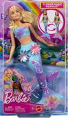 LALKA BARBIE SYRENKA ROZKWITAJĄCE KWIATY syrenka z magicznymi kwiatami