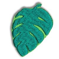 NASZYWKA naprasowanka liść monstera