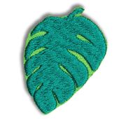 NASZYWKA naprasowanka liść monstera