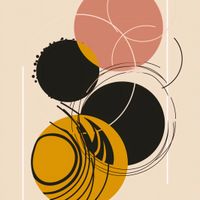 Plakat 80x80cm Słońce i Cień