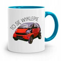 Kubek Błękitny Mechanika To Się Wyklepie Z Nadrukiem Ze Zdjęciem