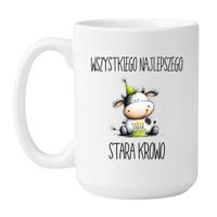 KUBEK "WSZYSTKIEGO NAJLEPSZEGO STARA KROWO" Wzór - Duży 450 ml