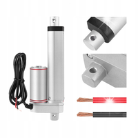 DC 12V ELEKTRYCZNY SIŁOWNIK LINIOWY 1000N 200mm DLA SAMOCHODU WODOODPORNY