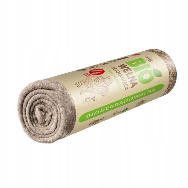 BIO WEŁNA DO ŚCIÓŁKOWANIA 0,8 x 5m 250g zdjęcie 1