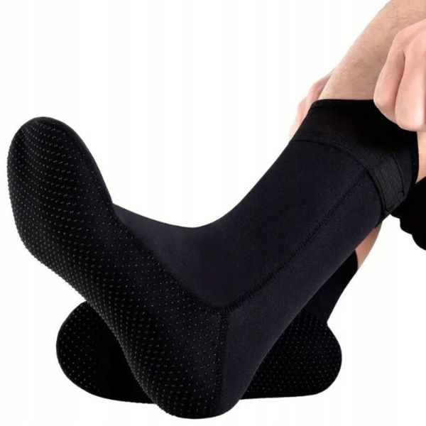 Skarpety neoprenowe 3mm do morsowania z paskiem rozmiar XXL 44-45 zdjęcie 6