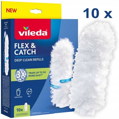 Wkłady do miotełki do kurzu Vileda Flex&Catch 10 szt. na Arena.pl