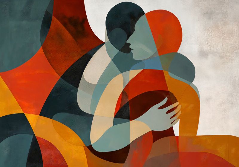 Plakat 100x70cm Objęcia zdjęcie 1