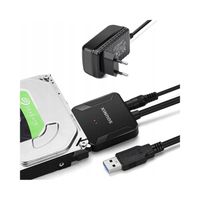 Adapter do Dysków SATA 2,5 i 3,5 cala USB 3.0 ze Zasilaniem - Przejściówka…