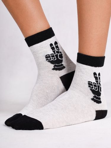 Skarpety chłopięce długie bawełniane ze wzorem 3PAK 35-38 YOCLUB na Arena.pl