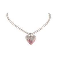 naszyjnik serce z kryształami aria princess collection (c25/nut/01ag)