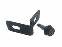 ZAWIJKA UCHWYT ZAPINKA do PANELI 100 szt + wkręty GRAFIT ANTRACYT RAL