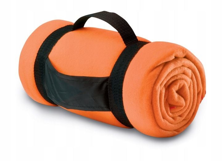 KOC POLAROWY 150x120 cm 180g/m2 piknik pomarańcz zdjęcie 9