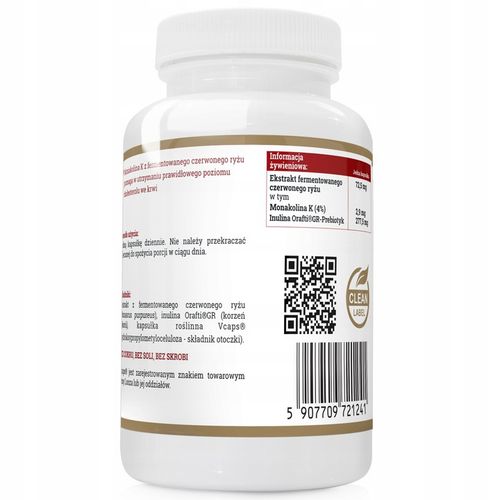 Suplement diety Progress Labs Monakolina K kapsułki 60 szt. na Arena.pl