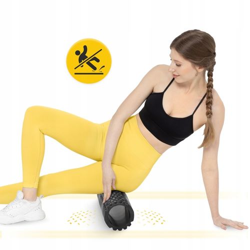 ROLLER WAŁEK DO MASAŻU ROLLOWANIA PLECÓW TWARDY CROSSFIT AUTOMASAŻ FITNESS na Arena.pl