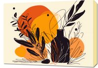 Obraz 70x50cm Jaskrawy Zachód