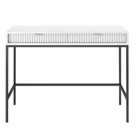 Toaletka Delicious ryflowana biała