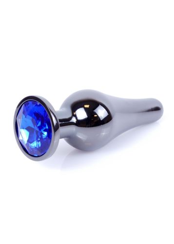 Plug-Jewellery Dark Silver Butt Plug- Dark Blue na Arena.pl