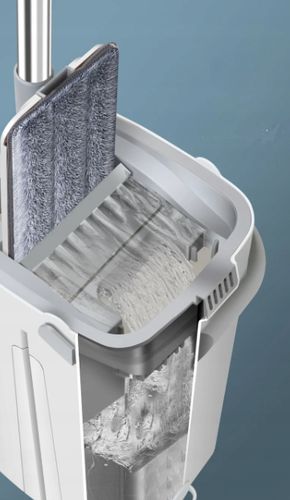 ZESTAW DO CZYSZCZENIA WIADERKO + MOP + 2 WKŁADY ZBIORNIK BRUDNEJ WODY na Arena.pl