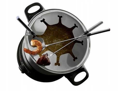 ZESTAW DO FONDUE FOUNDE ELEKTRYCZNY GARNEK DLA 8 OSÓB 1500W 3L 8 X WIDELEC na Arena.pl