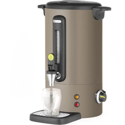 Warnik do wody grzanego wina z kranem tacką ociekową 9 l 950 W - taupe na Arena.pl