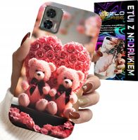 ETUI DO MOTOROLA EDGE 30 NEO - RODZINKA RÓŻANYCH MISIÓW SERCE + FOLIA