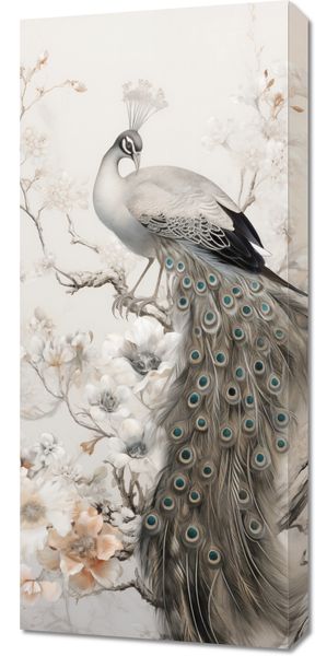 Obraz 40x90cm Pawia Gracja zdjęcie 1