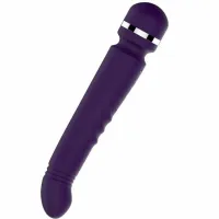 nalone yoni - dwugłowicowy masażer silikonowy 23 cm, 7 trybow