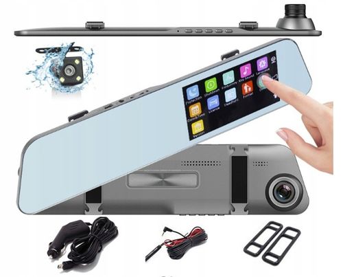 WIDEOREJESTRATOR DOTYKOWY KAMERA COFANIA LUSTERKO na Arena.pl