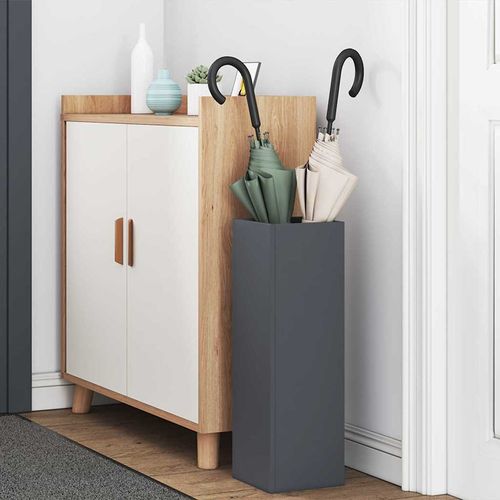 Stojak na parasol Antracyt 15.5 x 15.5 x 49 cm Stal na Arena.pl