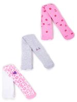 Rajstopy dziewczęce bawełniane we wzory 3PAK  56-62 YOCLUB