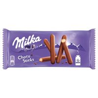 Milka Choco Sticks Ciastka oblane czekoladą mleczną 112 g