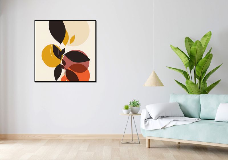 Plakat 90x90cm Brzask Złota zdjęcie 4
