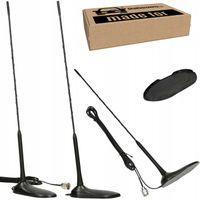 DYSKRETNA KRÓTKA ANTENA CB RADIO MAGNETYCZNA MOCNY MAGNES BEZ STROJENIA ZT8