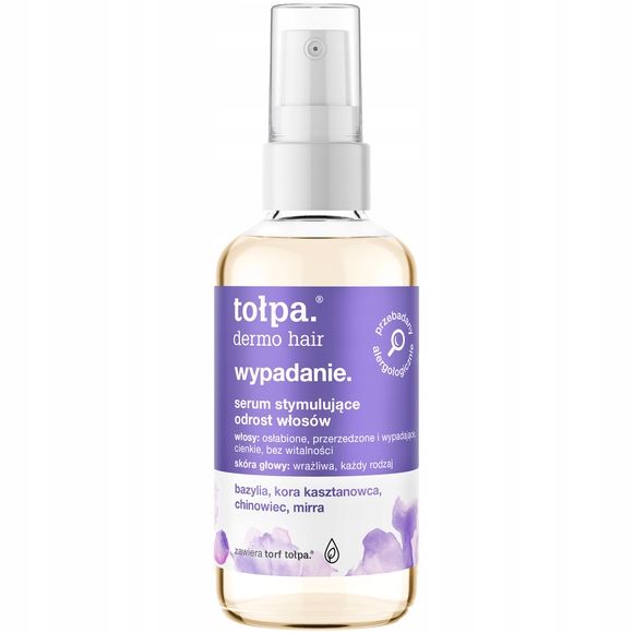 Serum stymulujące odrost włosów przeciw wypadaniu łysieniu TOŁPA 100 ml zdjęcie 2