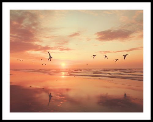 Plakat 65x50cm Spokojna Przystań na Arena.pl