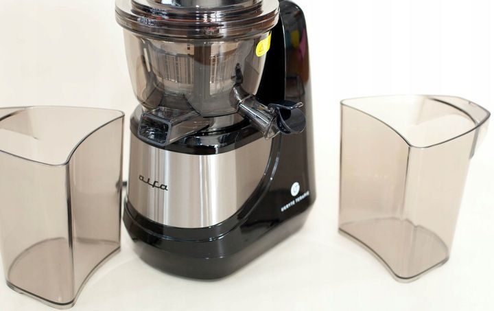 WYCISKARKA WOLNOOBROTOWA GRASS SOKOWIRÓWKA CZARNA MAX DUŻY OTWÓR BERLINGER zdjęcie 14