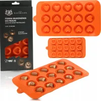 FORMA SILIKONOWA DO PRALIN SERCA 15SZT CZEKOLADKI LÓD DESER 12 x 23,5 CM