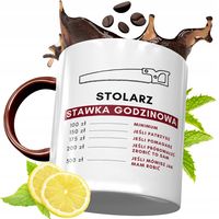Kubek Bordowy Dla Stolarza Na Urodziny Prezent Z Nadrukiem Ze Zdjęciem